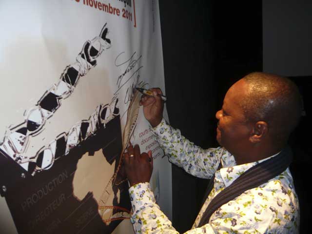 Henry-Joseph Kouba Réalisateur du Collier de Makoko, film d'ouverture du festival