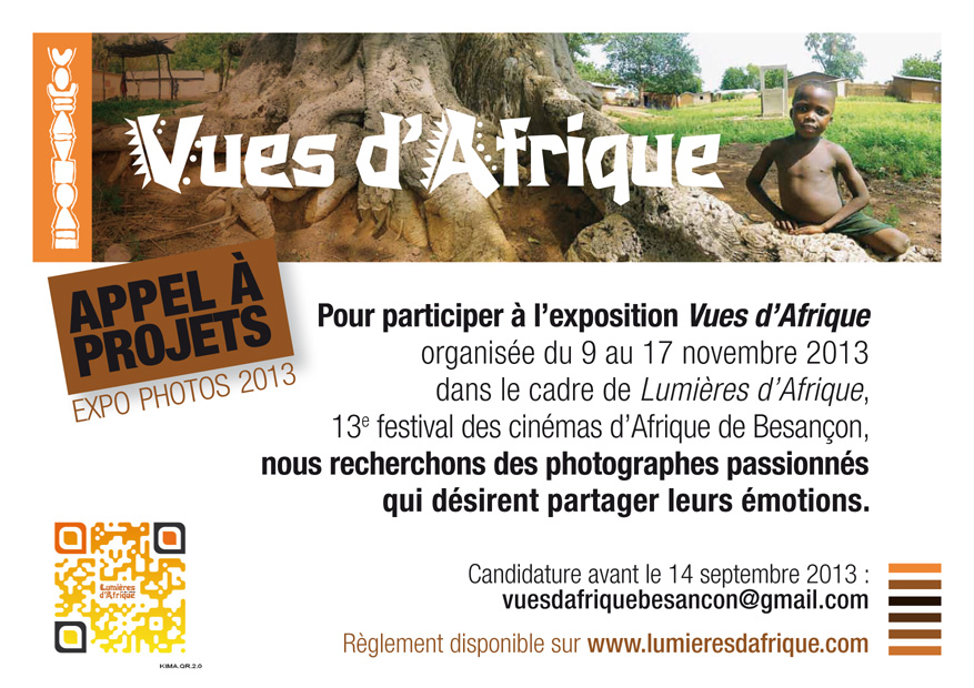 Appel à projet Vues d'Afrique 2013